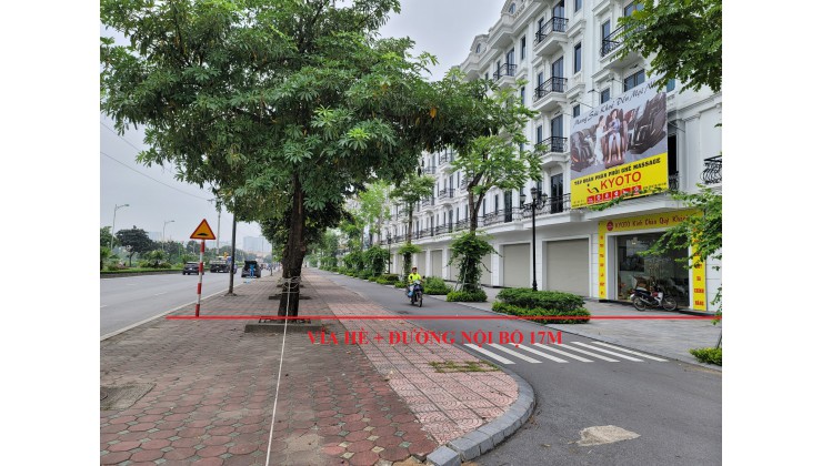 Quỹ 06 căn NG - 129,8m2 mặt đường 60m shophouse Kiến Hưng Luxury - T9 tặng 01 xe Merc